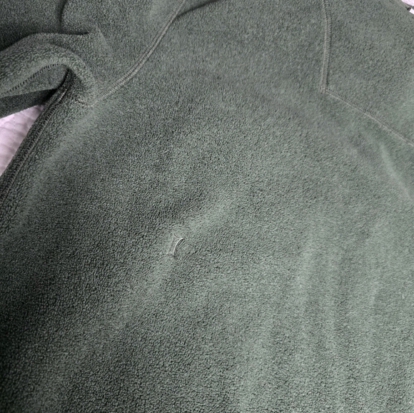 Kit And Ace Water Resistant Fleece Zip Pullover Forest Green - Picture 8 of 12